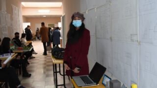 Affichage des travaux des etudiantseL1 du departement darchitecture le 1 fevrier 2022 65