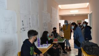 Affichage des travaux des etudiantseL1 du departement darchitecture le 1 fevrier 2022 67