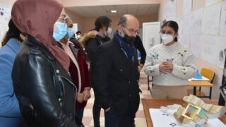 Affichage des travaux des etudiantseL1 du departement darchitecture le 1 fevrier 2022 73