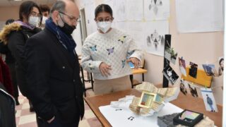 Affichage des travaux des etudiantseL1 du departement darchitecture le 1 fevrier 2022 74