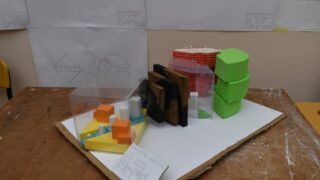 Affichage des travaux des etudiantseL1 du departement darchitecture le 1 fevrier 2022 92