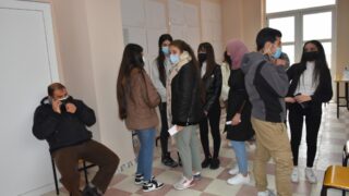 Affichage des travaux des etudiantseL1 du departement darchitecture le 1 fevrier 2022 99