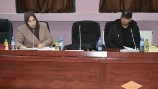 Debat journalistes departement arabe fac lettres 22 Mars 2022 Universite Bejaia 09