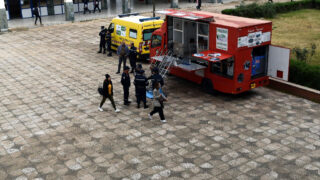 Operation simulation dun tremblement de terre Protection civile30 Mars 2022 Universite Bejaia 02