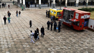 Operation simulation dun tremblement de terre Protection civile30 Mars 2022 Universite Bejaia 03