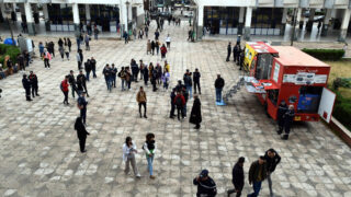 Operation simulation dun tremblement de terre Protection civile30 Mars 2022 Universite Bejaia 09