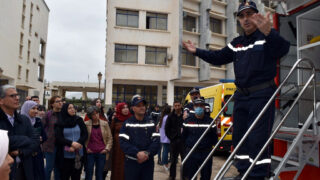 Operation simulation dun tremblement de terre Protection civile30 Mars 2022 Universite Bejaia 104