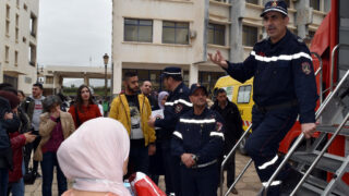 Operation simulation dun tremblement de terre Protection civile30 Mars 2022 Universite Bejaia 105