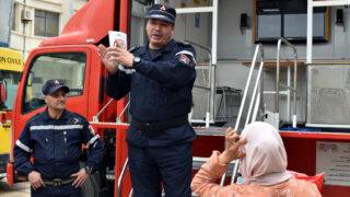 Operation simulation dun tremblement de terre Protection civile30 Mars 2022 Universite Bejaia 110