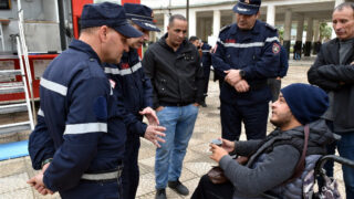 Operation simulation dun tremblement de terre Protection civile30 Mars 2022 Universite Bejaia 118