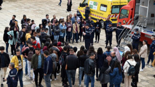 Operation simulation dun tremblement de terre Protection civile30 Mars 2022 Universite Bejaia 15