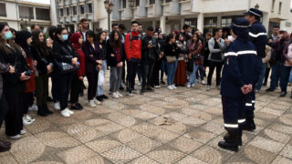 Operation simulation dun tremblement de terre Protection civile30 Mars 2022 Universite Bejaia 21