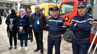 Operation simulation dun tremblement de terre Protection civile30 Mars 2022 Universite Bejaia 26