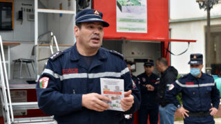 Operation simulation dun tremblement de terre Protection civile30 Mars 2022 Universite Bejaia 32