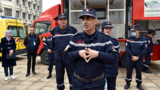 Operation simulation dun tremblement de terre Protection civile30 Mars 2022 Universite Bejaia 37