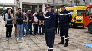 Operation simulation dun tremblement de terre Protection civile30 Mars 2022 Universite Bejaia 39