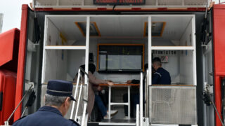 Operation simulation dun tremblement de terre Protection civile30 Mars 2022 Universite Bejaia 47