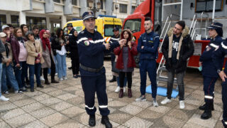 Operation simulation dun tremblement de terre Protection civile30 Mars 2022 Universite Bejaia 56