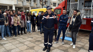 Operation simulation dun tremblement de terre Protection civile30 Mars 2022 Universite Bejaia 57