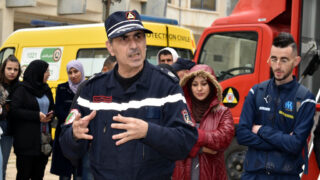 Operation simulation dun tremblement de terre Protection civile30 Mars 2022 Universite Bejaia 58