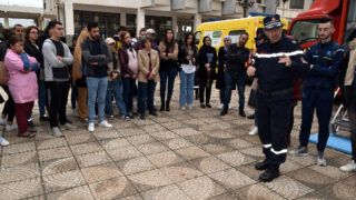 Operation simulation dun tremblement de terre Protection civile30 Mars 2022 Universite Bejaia 61