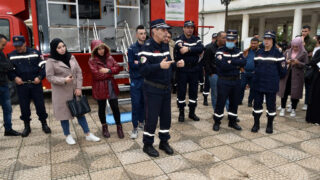 Operation simulation dun tremblement de terre Protection civile30 Mars 2022 Universite Bejaia 64