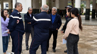 Operation simulation dun tremblement de terre Protection civile30 Mars 2022 Universite Bejaia 72