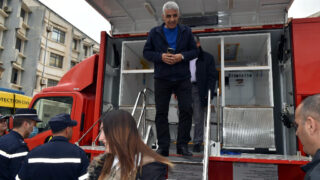 Operation simulation dun tremblement de terre Protection civile30 Mars 2022 Universite Bejaia 82