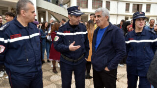 Operation simulation dun tremblement de terre Protection civile30 Mars 2022 Universite Bejaia 84