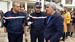 Operation simulation dun tremblement de terre Protection civile30 Mars 2022 Universite Bejaia 87