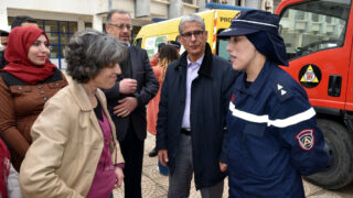 Operation simulation dun tremblement de terre Protection civile30 Mars 2022 Universite Bejaia 90