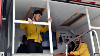 Operation simulation dun tremblement de terre Protection civile30 Mars 2022 Universite Bejaia 95