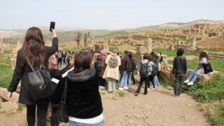 Sortie pedagogique a DJEMILA au profit des etudiants d architecture 24 mars 2022 0278