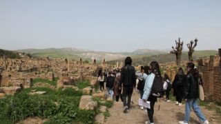 Sortie pedagogique a DJEMILA au profit des etudiants d architecture 24 mars 2022 0280