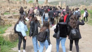 Sortie pedagogique a DJEMILA au profit des etudiants d architecture 24 mars 2022 0286