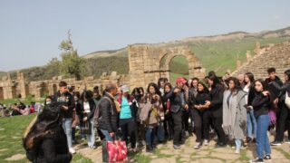 Sortie pedagogique a DJEMILA au profit des etudiants d architecture 24 mars 2022 0662