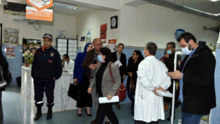 Visite delegation du ministere de la sante 31 Mars 2022 Universite Bejaia 06