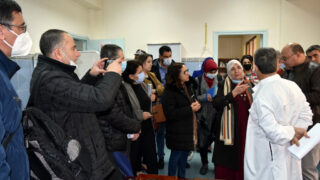 Visite delegation du ministere de la sante 31 Mars 2022 Universite Bejaia 32