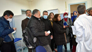 Visite delegation du ministere de la sante 31 Mars 2022 Universite Bejaia 37