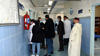 Visite delegation du ministere de la sante 31 Mars 2022 Universite Bejaia 64