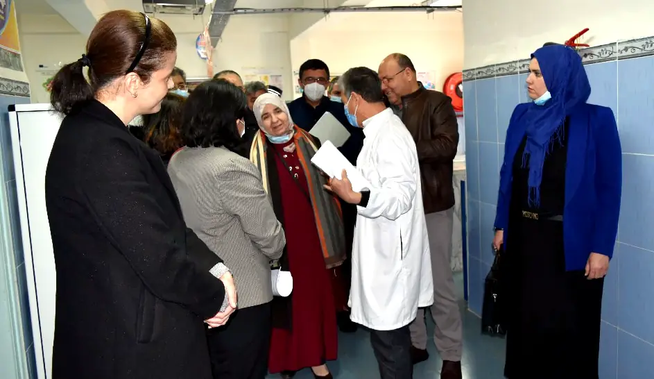 Visite d'une délégation du ministère de la santé, UMP Aboudaou