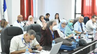 la 8 ème réunion des partenaires du consortium ESAGOV. 99 lancement de latelier sur le pilotage du projet d etablissement et la 8eme reunion des partenaires du consortium ESAGOV du 07 a 04