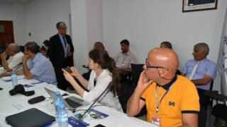 la 8 ème réunion des partenaires du consortium ESAGOV. 144 lancement de latelier sur le pilotage du projet d etablissement et la 8eme reunion des partenaires du consortium ESAGOV du 07 a 163