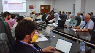 la 8 ème réunion des partenaires du consortium ESAGOV. 233 lancement de latelier sur le pilotage du projet d etablissement et la 8eme reunion des partenaires du consortium ESAGOV du 07 a 239