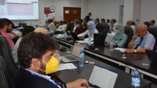 la 8 ème réunion des partenaires du consortium ESAGOV. 234 lancement de latelier sur le pilotage du projet d etablissement et la 8eme reunion des partenaires du consortium ESAGOV du 07 a 240