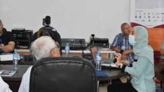 la 8 ème réunion des partenaires du consortium ESAGOV. 100 lancement de latelier sur le pilotage du projet d etablissement et la 8eme reunion des partenaires du consortium ESAGOV du 07 a 25