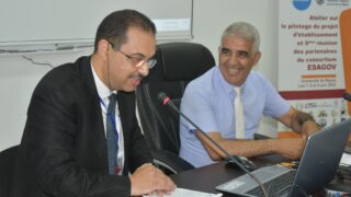 la 8 ème réunion des partenaires du consortium ESAGOV. 259 lancement de latelier sur le pilotage du projet d etablissement et la 8eme reunion des partenaires du consortium ESAGOV du 07 a 269