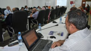 la 8 ème réunion des partenaires du consortium ESAGOV. 302 lancement de latelier sur le pilotage du projet d etablissement et la 8eme reunion des partenaires du consortium ESAGOV du 07 a 330