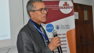 la 8 ème réunion des partenaires du consortium ESAGOV. 59 lancement de latelier sur le pilotage du projet d etablissement et la 8eme reunion des partenaires du consortium ESAGOV du 07 a 59