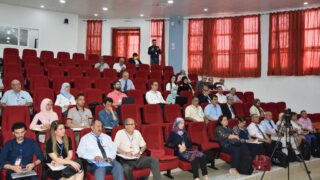 la 8 ème réunion des partenaires du consortium ESAGOV. 40 lancement de latelier sur le pilotage du projet d etablissement et la 8eme reunion des partenaires du consortium ESAGOV du 07 a 84